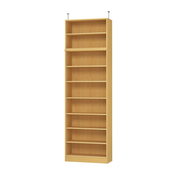 (商品画像) エースラック/カラーラック オーダーメイド 天井突っ張り 奥行25cm×高さ232～241cm×幅60～70cm（標準タイプ）