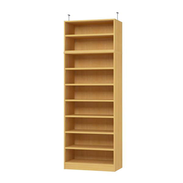 (商品画像) エースラック/カラーラック オーダーメイド 天井突っ張り 奥行46cm×高さ232～241cm×幅71～80cm（タフタイプ）