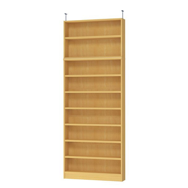 (商品画像) エースラック/カラーラック オーダーメイド 天井突っ張り 奥行19cm×高さ241.1～250.1cm×幅81～90cm（タフタイプ）