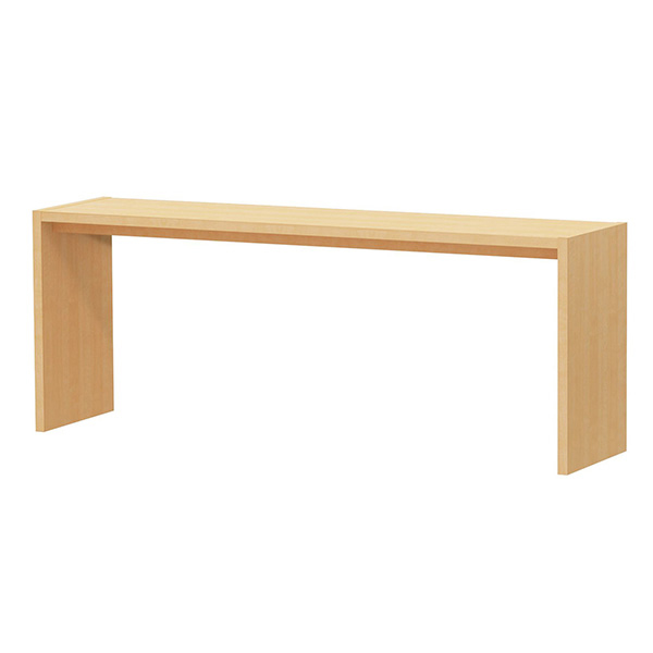 (商品画像) オーダーコンソール・コの字ラック/デスク　高さ70.2cm 奥行44.5cm 幅151～180cm