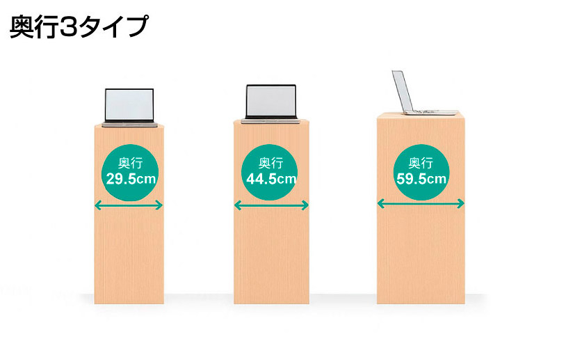 オーダーコンソールのサイズの詳細